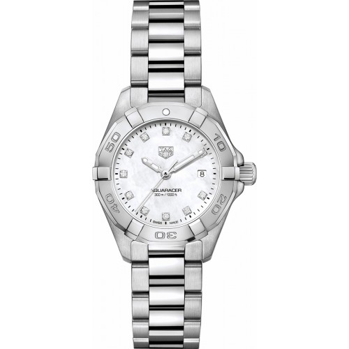 Tag Heuer Aquaracer 27mm Diamond Women's Watch WBD1414-BA0741